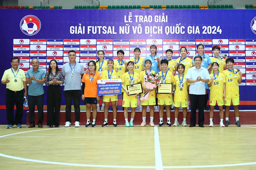 Ho Chi Minh City won the silver medal. Photo: VFF