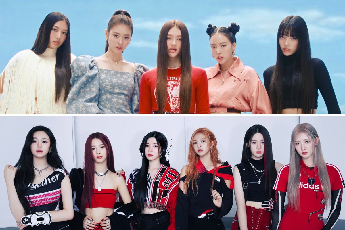 MEOVV của The Black Label và Baby Monster của YG Entertainment. Ảnh: Naver