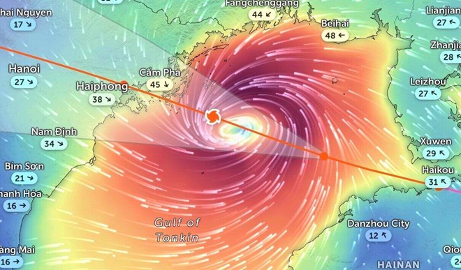 Bão số 3 Yagi đang tăng tốc, chưa có dấu hiệu suy yếu