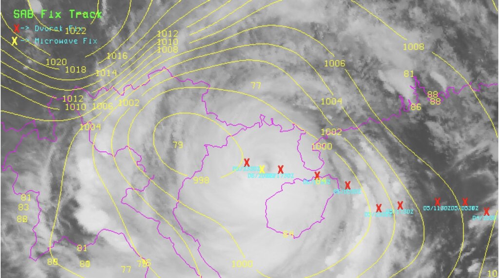 Bão số 3 Yagi sắp đổ bộ Việt Nam. Ảnh: Himawari 