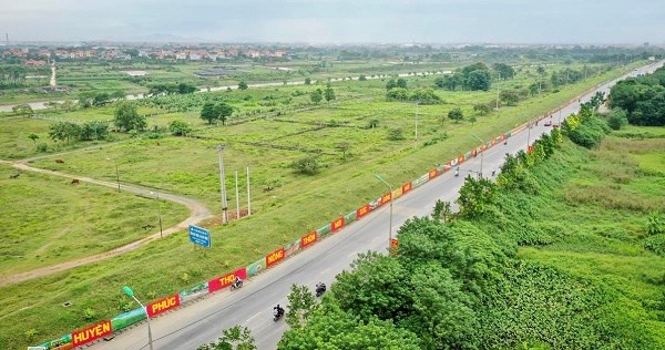 Dự án Cụm công nghiệp Nam Phúc Thọ (giai đoạn 1) tại huyện Phúc Thọ, TP Hà Nội sắp khởi công. Ảnh minh họa: UBND huyện Phúc Thọ