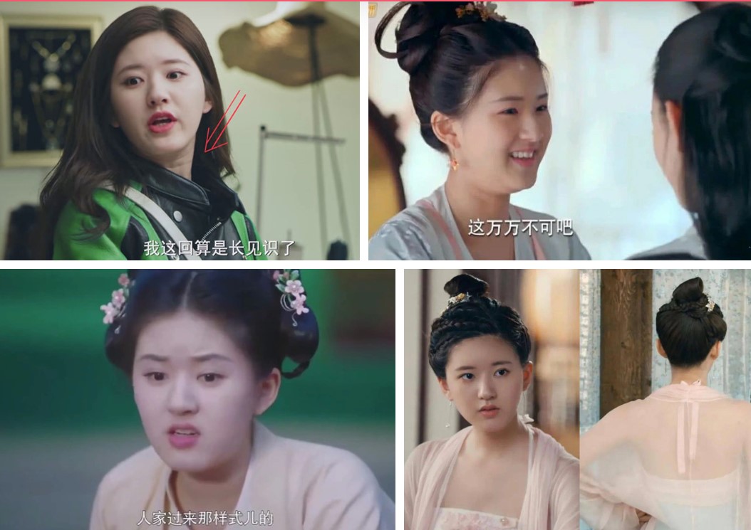 The actress's beauty when she first debuted. Photo: Weibo