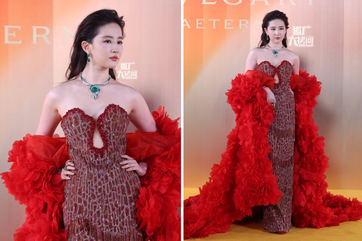 Liu Yifei appeared gorgeous. Photo: Weibo