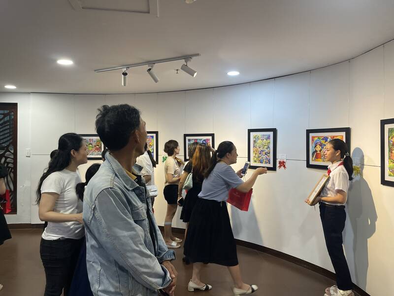 Đa dạng các hoạt động sáng tác, triển lãm tại Bảo tàng Mỹ thuật Đà Nẵng. Ảnh: Nguyễn Linh