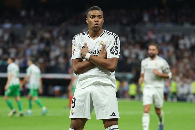 Phải mất 5 năm Real Madrid mới có được Kylian Mbappe. Ảnh: AFP