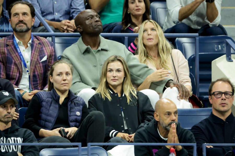 Girlfriend Anna Kalinskaya is always in the stands to cheer on Jannik Sinner. Photo: US Open