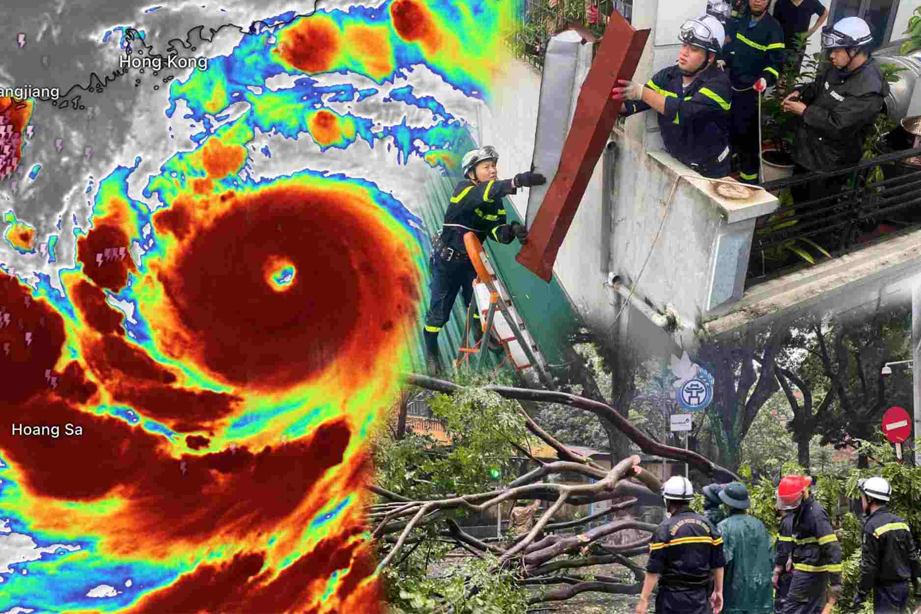 Thống kê mức độ thiệt hại nặng nề do bão số 3 Yagi gây ra