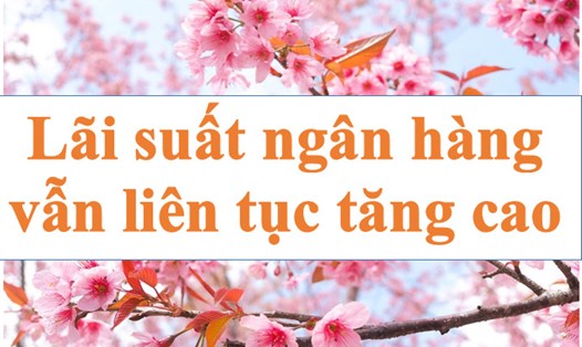Lãi suất ngân hàng liên tục tăng cao. Ảnh minh họa: Hà Vy