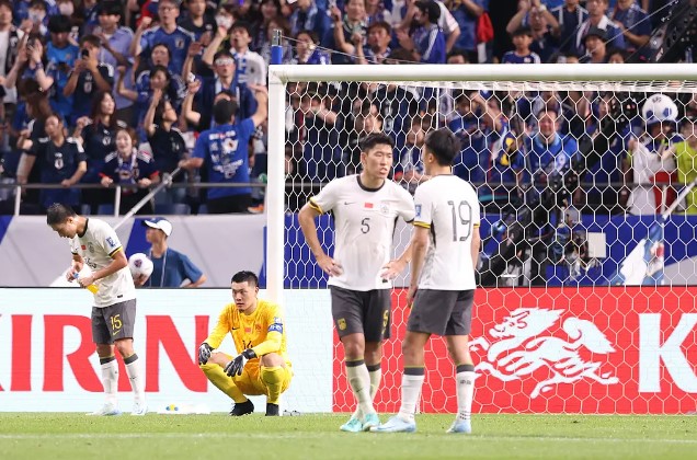 Tuyển Trung Quốc đối mặt với khó khăn tại vòng loại World Cup 2026 khu vực châu Á. Ảnh: Sohu