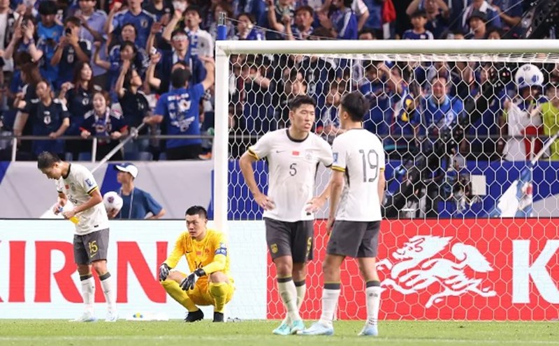 Tuyển Trung Quốc đối mặt với khó khăn tại vòng loại World Cup 2026 khu vực châu Á. Ảnh: Sohu