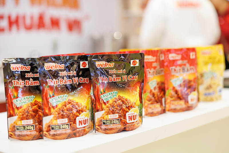 Xốt mì ý - Một trong các dòng sản phẩm đầu tiên của Nisshin Seifun Welna ra mắt tại Việt Nam. Ảnh: DN cung cấp