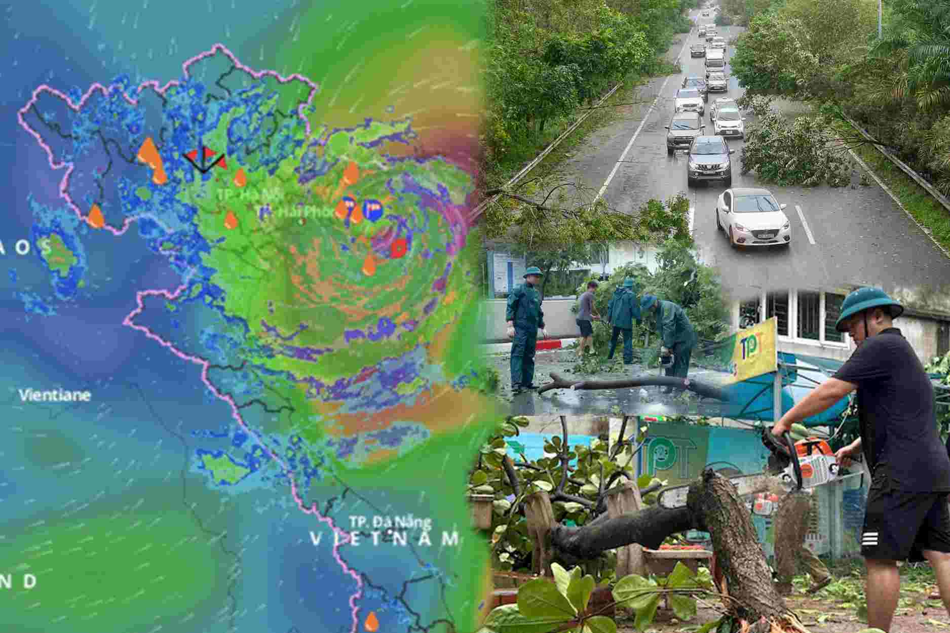 Cập nhật mới nhất tình hình thiệt hại do bão số 3 gây ra