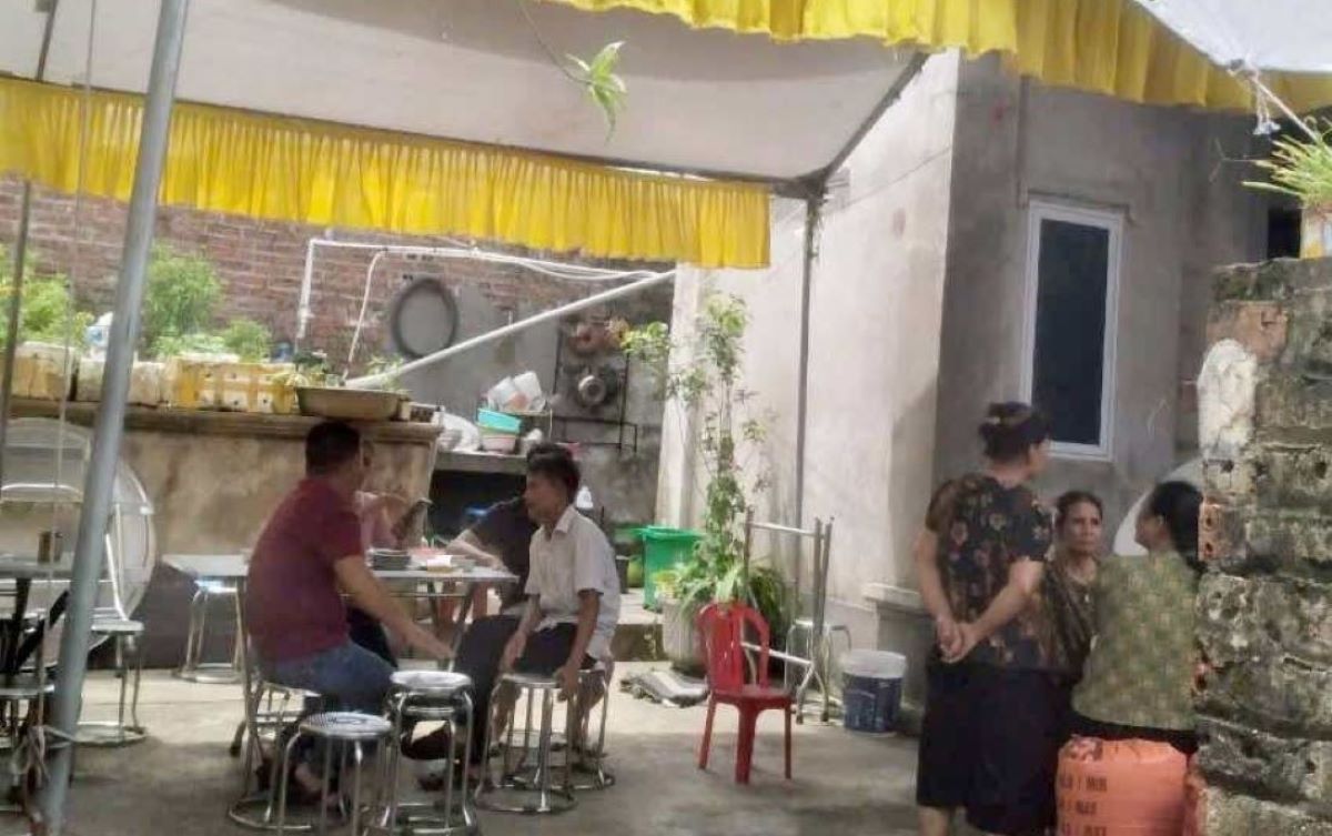 Quê nhà chờ đón Thượng úy Nguyễn Đình Khiêm. Ảnh: Trần Lâm