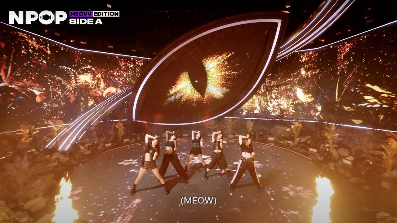 The Black Label releases dance performance video for MEOVV's song "MEOW". Photo: The Black Label