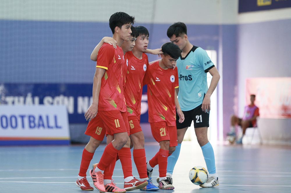 Tân Hiệp Hưng thắng kịch tính Đạt Vĩnh Tiến ở lượt 3 giải futsal U20 Quốc gia 2024. Ảnh: VFF