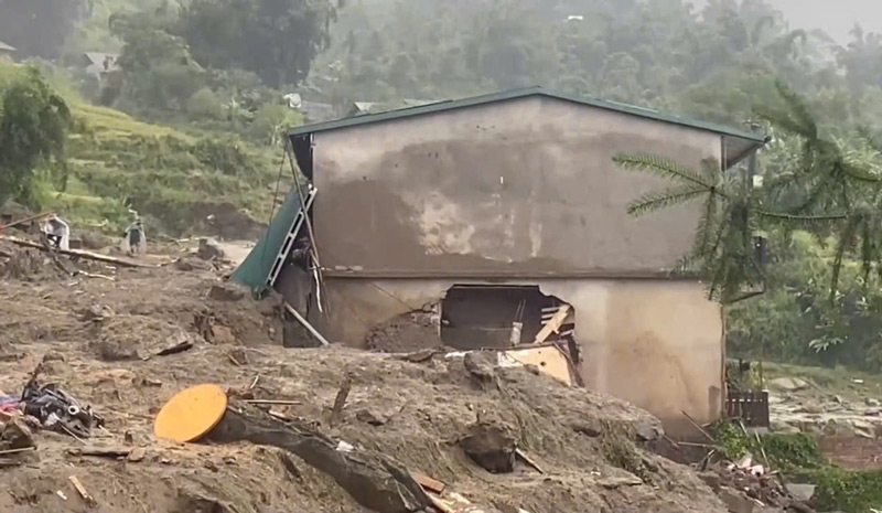 An atmosphere of devastation, grief and loss are what remains in the villages of the foggy land of Sa Pa after the horrific landslide.