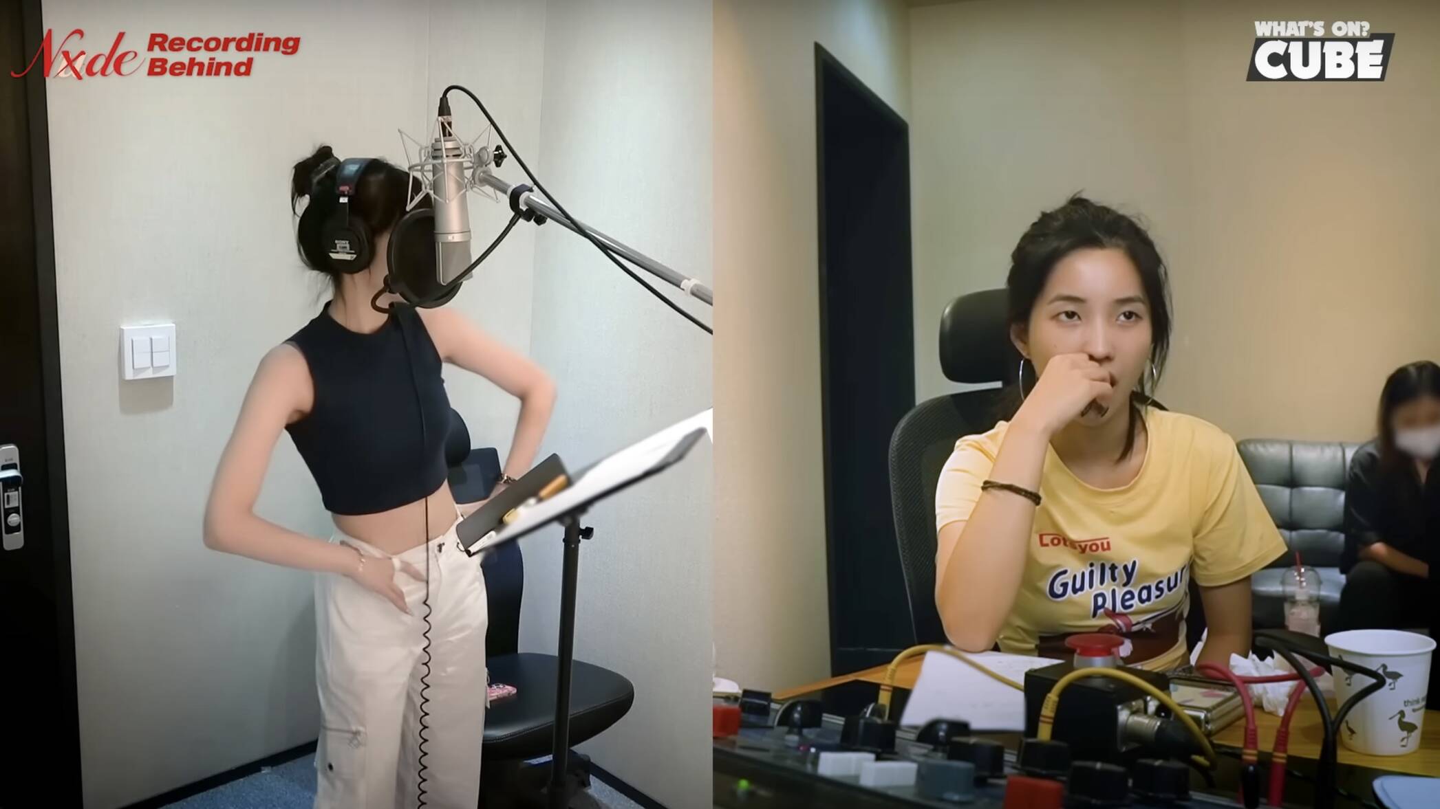 Soyeon corrects group members' singing