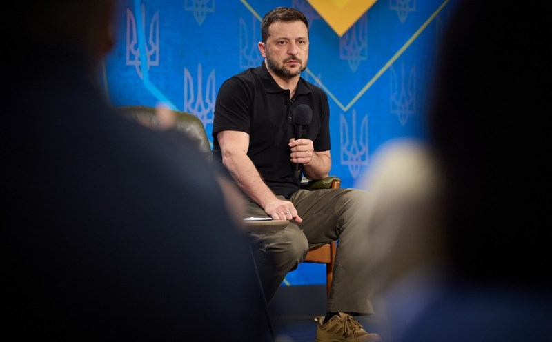 Tổng thống Ukraina Volodymyr Zelensky. Ảnh: Văn phòng Tổng thống Ukraina