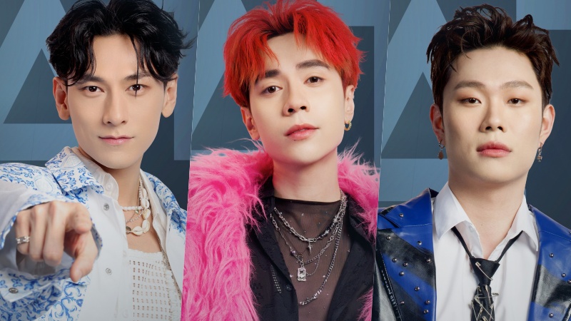 5 cái tên được nhắc nhiều nhất trong nhóm nhạc thành đoàn Anh trai say hi. Ảnh: Nhà sản xuất.