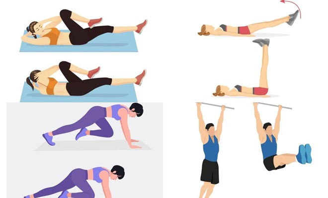 Bài tập bắt đầu thực hiện ở tuổi 30 giúp cơ bụng săn chắc