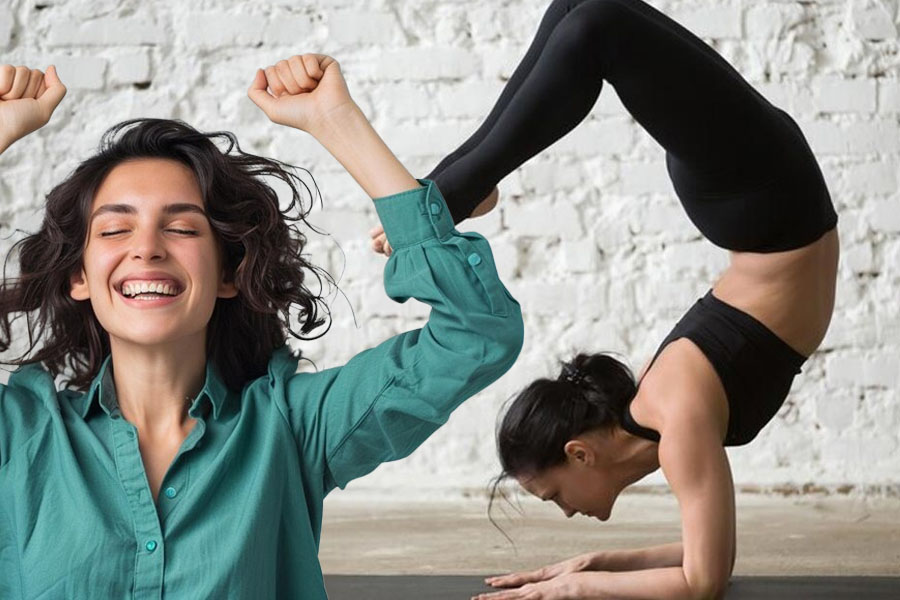 Lợi ích của tư thế bọ cạp đối với sức khoẻ. Đồ hoạ: Thiện Nhân
