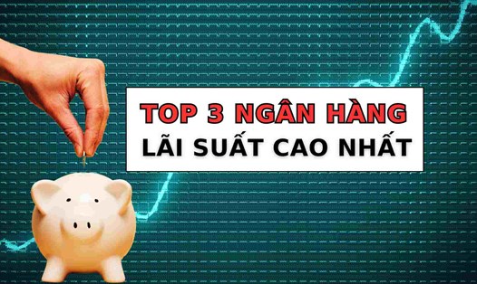 Lãi suất tiết kiệm kì hạn 12 tháng trong hệ thống ngân hàng dao động quanh ngưỡng 4,4 - 9,5%. Đồ họa: Thạch Lam