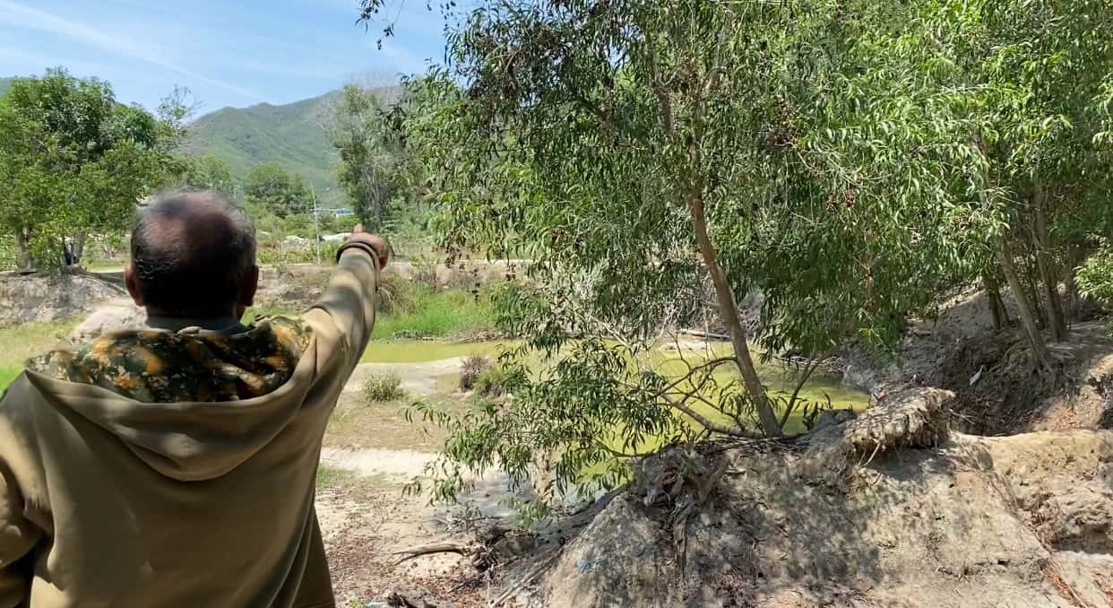 Công ty TNHH Hoàn Cầu Nha Trang để đất hoang hóa. Ảnh: Hữu Long