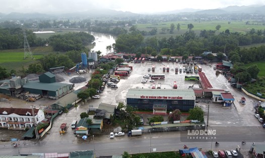 Tỉnh Cao Bằng sẽ tạm dừng hoạt động vận tải hành khách trong tỉnh để ứng phó hoàn lưu bão số 3. Ảnh: Tân Văn.