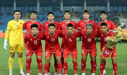 Tuyển Việt Nam chạm trán tuyển Thái Lan ở giải giao hữu quốc tế 2024. Ảnh: VFF