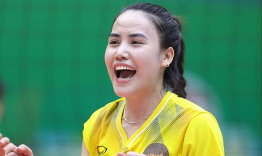 Chủ công bóng chuyền Đinh Thị Thúy (LPB Ninh Bình). Ảnh: Nhân vật cung cấp