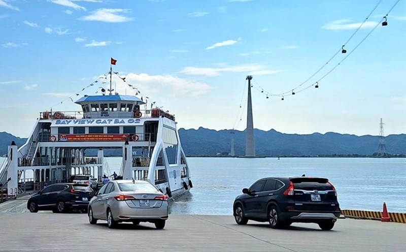 Hai Phong changes ticket prices and ferry schedules from Dong Bai to Cai Vieng. Photo: Cat Hai Cultural Information Center