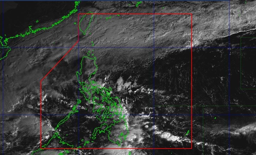 There is no low pressure in the Philippine forecast area on January 1, 2025. Photo: PAGASA