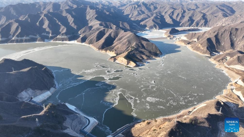 Reservoir of Fengning pumped storage hydropower plant, China. Photo: Xinhua