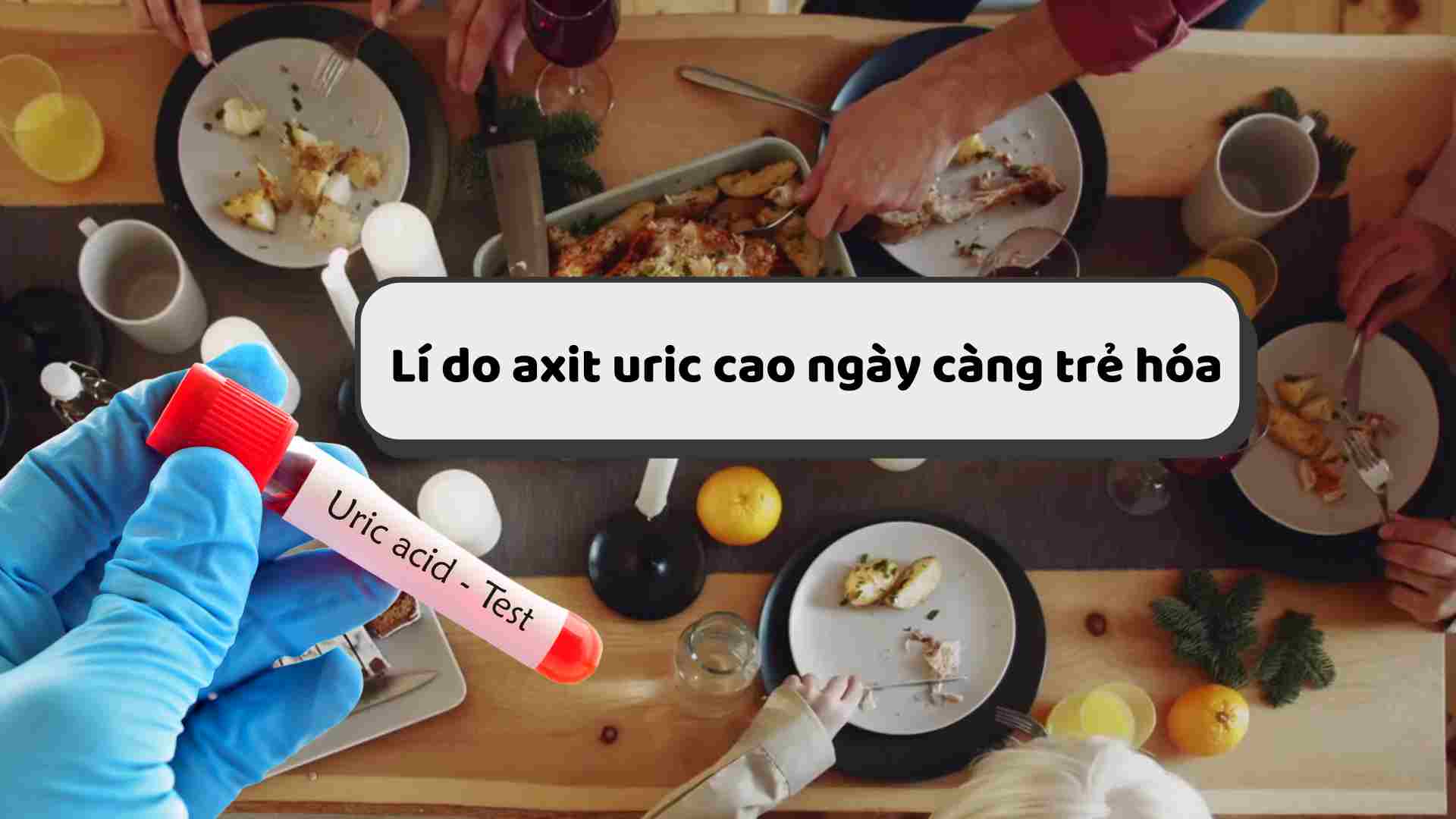 High uric acid is increasingly common among young people. Graphics: Ha May