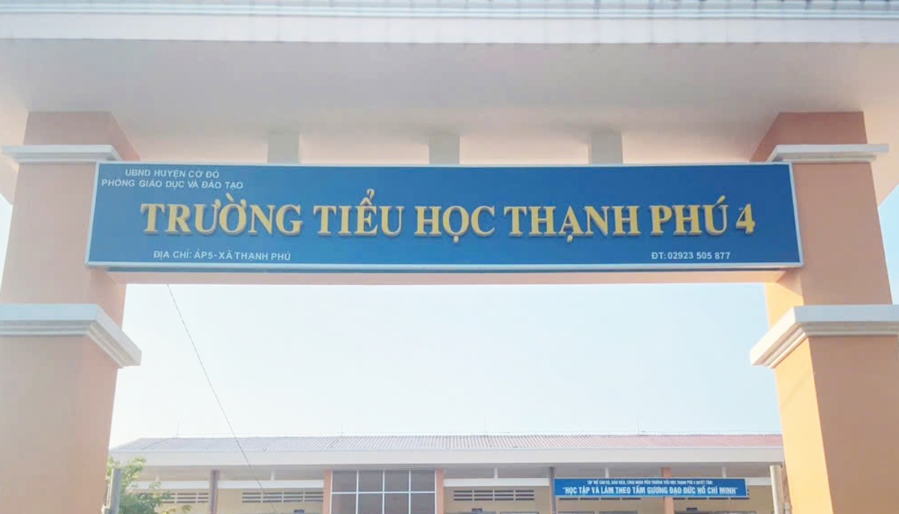 The school still has many limitations in implementing its tasks for the school year after the inspection. Photo: Thanh Phu 4 Primary School