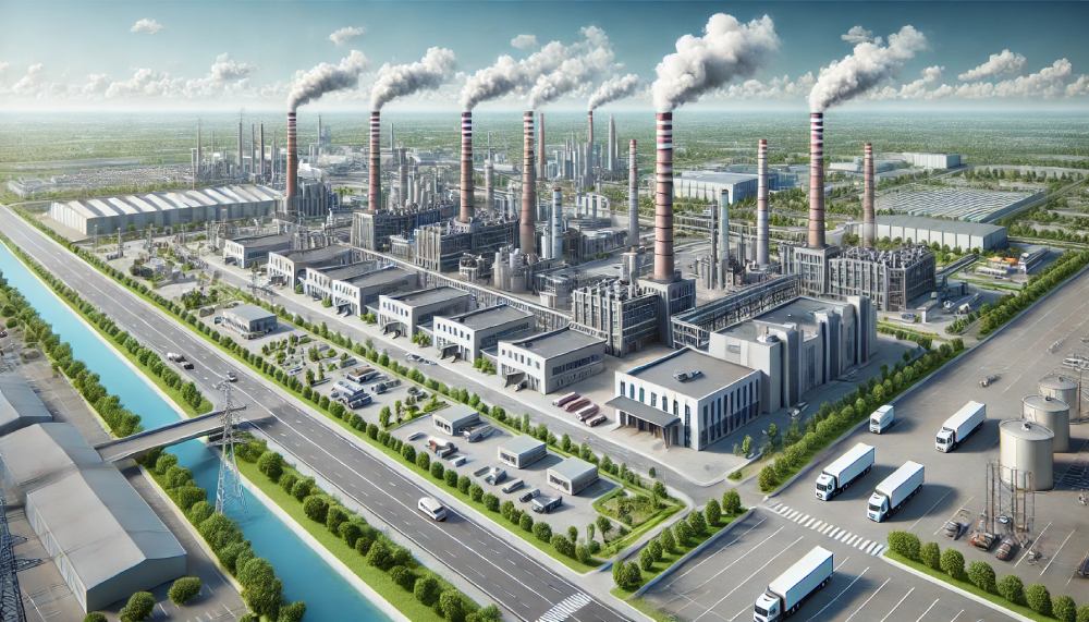 Construction and business of infrastructure of Vinh Thanh Industrial Park, Can Tho (phase 2). Illustrative photo AI