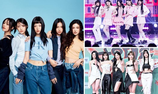 NewJeans, ILLIT và LE SSERAFIM được so sánh. Ảnh: Naver