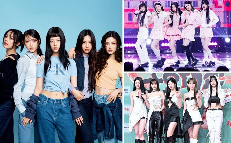 NewJeans, ILLIT and LE SSERAFIM are compared. Photo: Naver