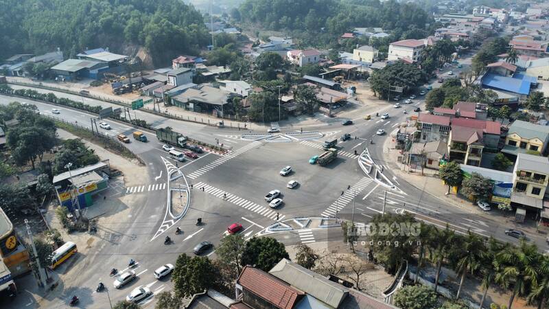 Nút giao Tân Long giảm ùn tắc sau khi cải tạo. Ảnh: Lam Thanh