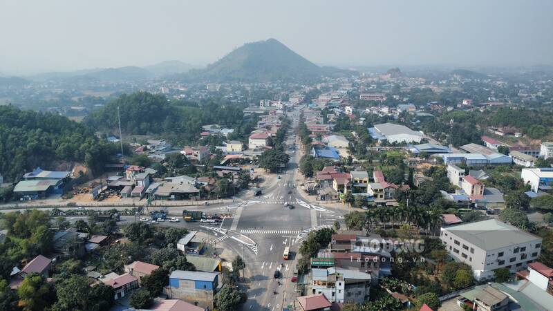 The biggest traffic jam in Thai Nguyen City is being renovated. Photo: Lam Thanh