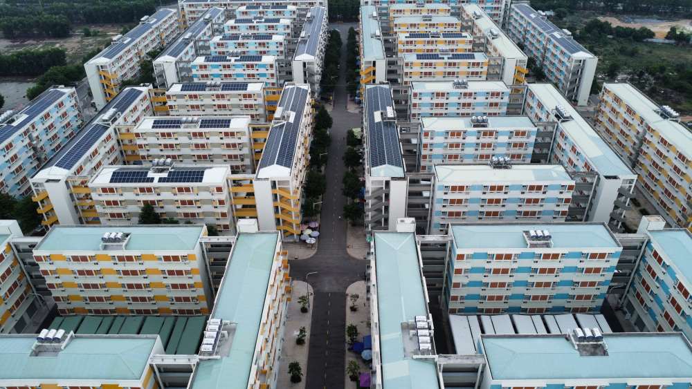 Khu nhà ở xã hội Định Hòa. Ảnh: Đình Trọng