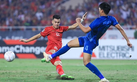Tiến Linh cùng đồng đội có cơ hội đánh bại tuyển Thái Lan ở chung kết ASEAN Cup 2024 để có lần thứ 3 đăng quang ở sân chơi khu vực. Ảnh: Minh Dân