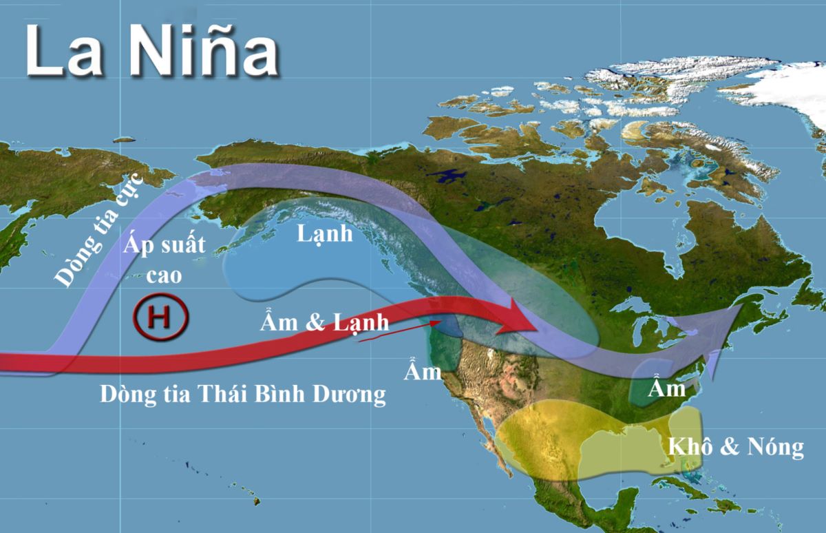 La Nina officially appears. Photo: NOAA