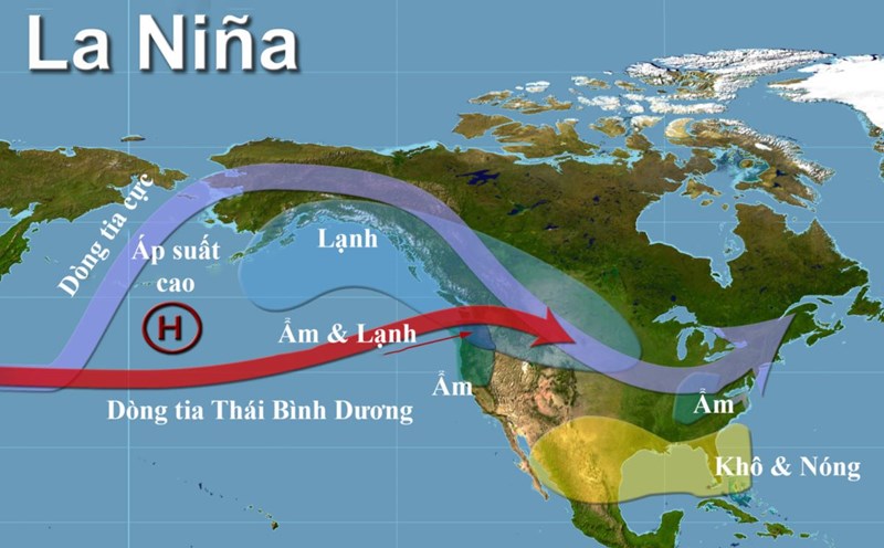 La Nina officially appears. Photo: NOAA