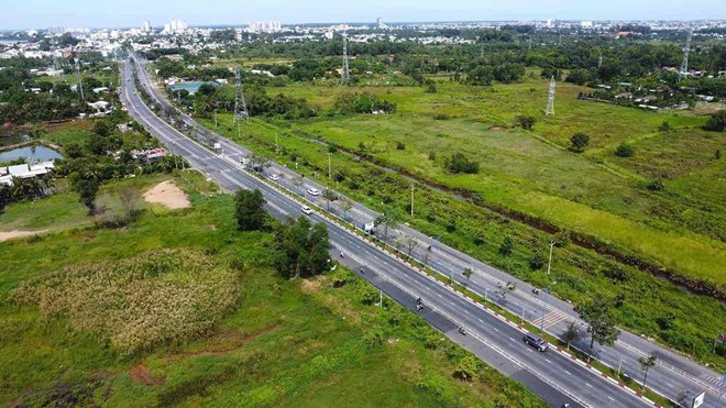 Khu vuc trien khai du an trung tam thuong mai Aeon Bien Hoa o Dong Nai. Anh: HAC