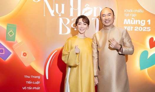 Thu Trang và Tiến Luật. Ảnh: Nhà sản xuất.