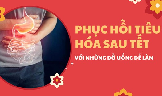 Phục hồi tiêu hóa sau tết với những đồ uống dễ làm