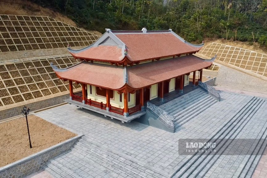 The project to restore Pu Don Hill Relic (Dinh Hoa, Thai Nguyen) has been completed and put into use after nearly 1 year of construction. Photo: Nguyen Hoan.