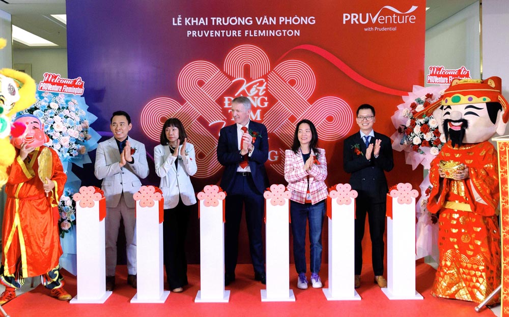 The 5th PRUVenture office was opened in Ho Chi Minh City. Photo: Provided by the company