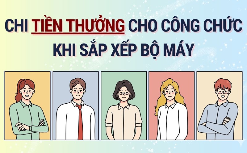 Bonus level when arranging apparatus for civil servants and public employees. Graphics: Hoang Le